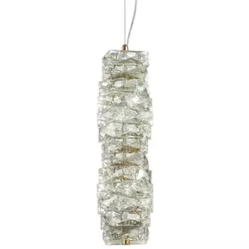 Подвесной Светильник Хрустальный Transparent Cubes Золотая