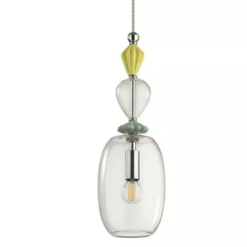 Подвесной светильник Iris Glas hanging lamp candy B chrome