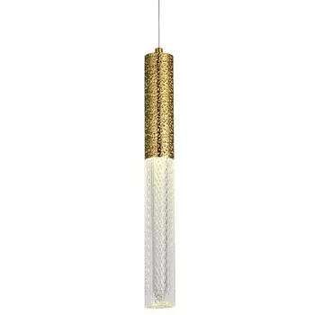 Подвесной светильник латунь Dew Drops Tube Brass Hanging Lamp