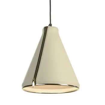 Подвесной светильник Leather Cone Beige Pendant
