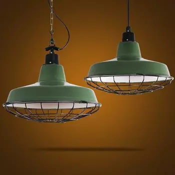 Подвесной светильник Loft Ber Cage Green Pendant
