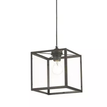 Подвесной светильник Loft Industrial Ortogonal Pendant Cube Brown