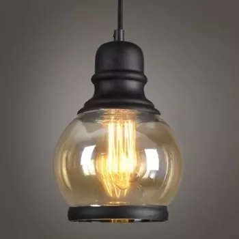 Подвесной светильник Loft Smoke Glass Pendant #2