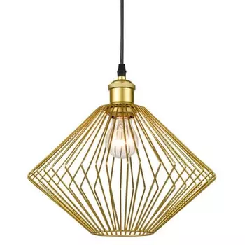 Подвесной светильник Loft Wire Cage gold