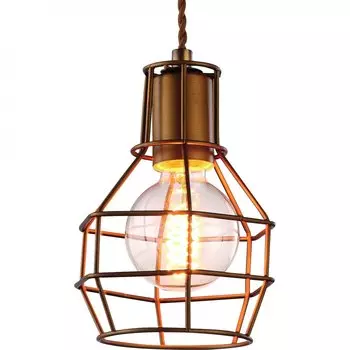 Подвесной светильник Loft Wire Cage Pendant Brown