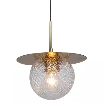 Подвесной светильник медного цвета с узорчатым плафоном MATISSE