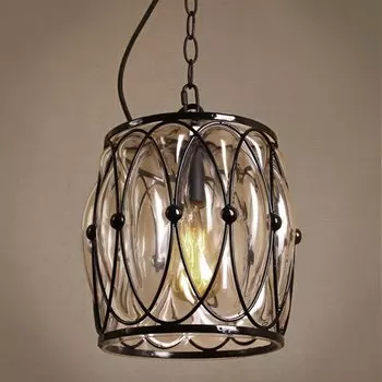 Подвесной светильник Metal Mesh and Glass Pendant II