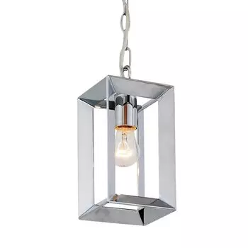 Подвесной светильник Rectangle Chrome Pendant Lamp 1