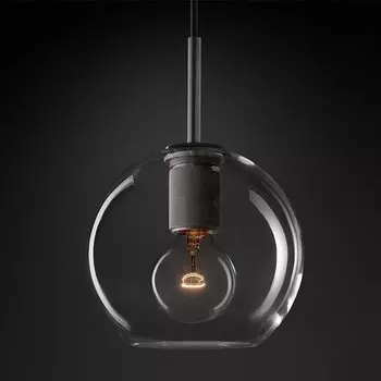 Подвесной светильник RH Utilitaire Globe Pendant Black