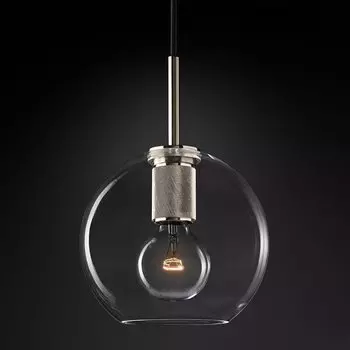 Подвесной светильник RH Utilitaire Globe Pendant Silver