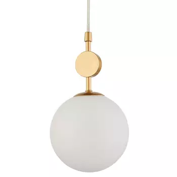 Подвесной светильник с белым круглым плафоном Glowing Clouds