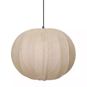 Подвесной светильник с бежевым тканевым абажуром Modern Textured Table Lamp