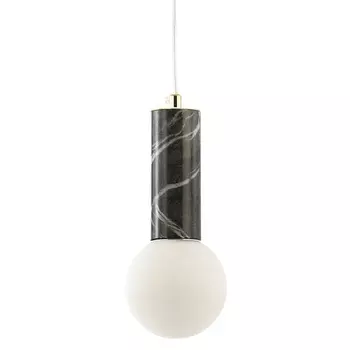 Подвесной светильник с декором под черный мрамор Shaw Marble