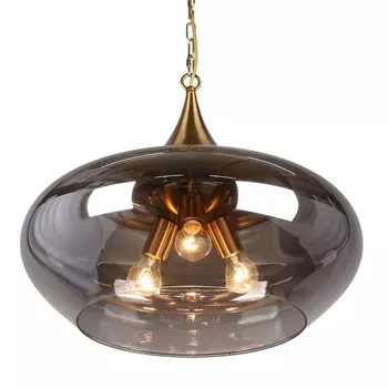 Подвесной светильник с дымчатым стеклом Chalice