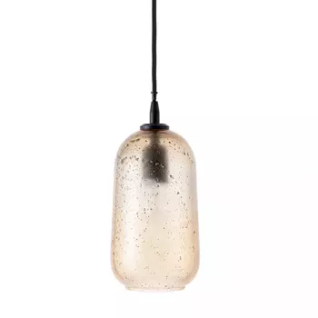 Подвесной светильник с стеклянным фактурным плафоном Glass with Texture