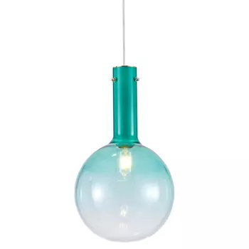 Подвесной светильник с выдувным плафоном AMBERY TURQUOISE