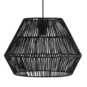Подвесной светильник Signe Wicker Hemp Black