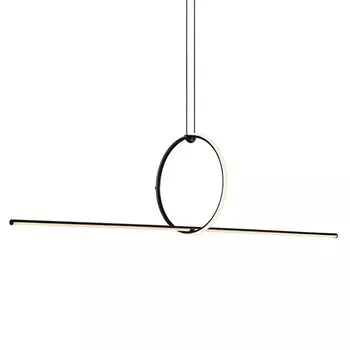 Подвесной светильник Sircle Line Black Led Lamp