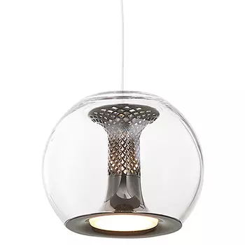 Подвесной светильник со стеклянным плафоном Inner Gleam Globe black