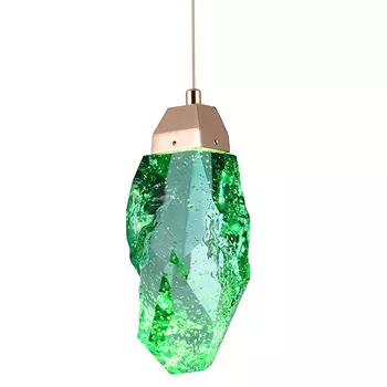 Подвесной светильник Soar Hanging Lamp Brass Green Зелёный