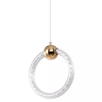 Подвесной светильник светодиодный в форме кольца Lighting Rings Gold