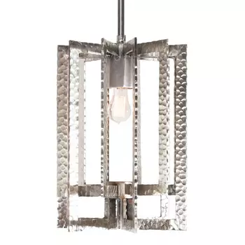 Подвесной Светильник Textured Cage Pendant Lamp silver