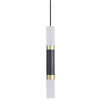 Подвесной светильник Useful Light Черный каркас с золотой вставкой