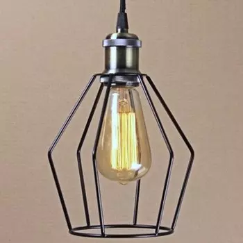 Подвесной светильник Wire Cage Pendant Trew Black