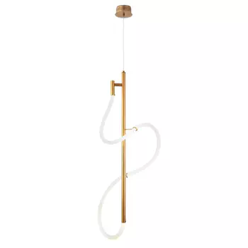 Подвесной светодиодный светильник Knot Lihgt Латунь