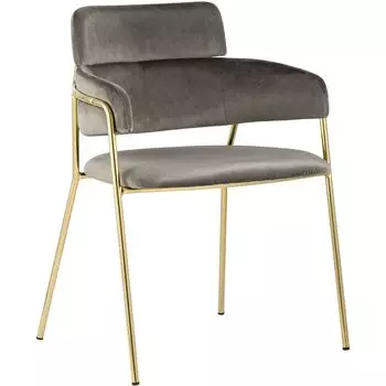 Polina chair Коричневый велюр