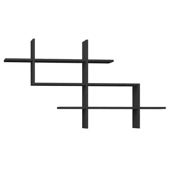 Полка фигурная подвесная цвета антрацит HALIC BOOKCASE ANTHRACITE