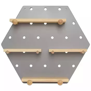Полка настенная шестиугольная Multifunctional Hexagon