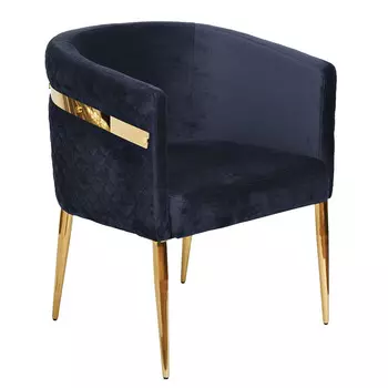 Полукресло Jhon blue velour