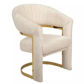 Полукресло Valbonne Chair cream velour