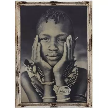 Постер Африка Турнианская девушка