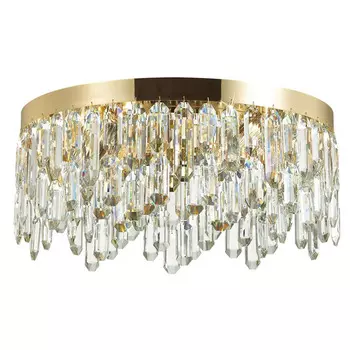 Потолочная люстра Crystal Polyhedrons Gold