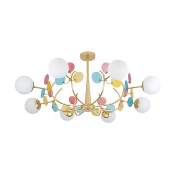 Потолочная Люстра MATISSE Multi glass 8 плафонов