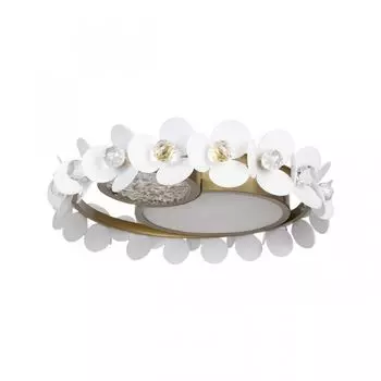 Потолочный светильник Белые Цветы White Flowers Ceiling lamp D 46
