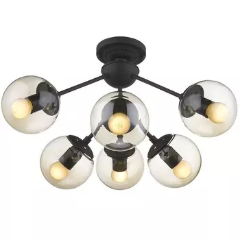 Потолочный светильник Ceiling Lamp Modo 6 black