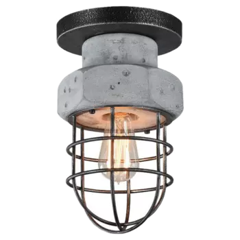 Потолочный светильник Concrete Bolt Chandelier