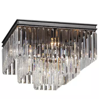Потолочный светильник ODEON CLEAR GLASS 3-TIER 52 см
