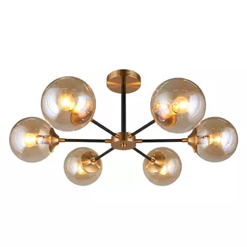 Потолочный светильник Smoky Sphere Champagne