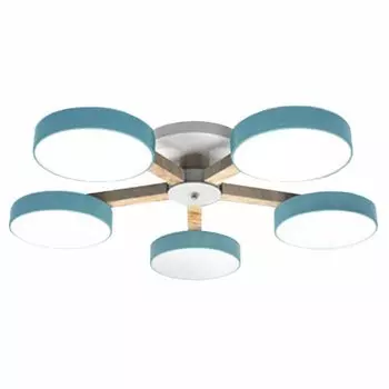 Потолочный светильник wooden blue wheels