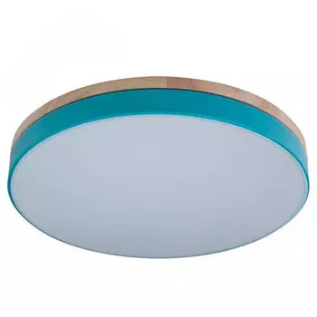 Потолочный светильник Wooden Wheels Blue диаметр 50