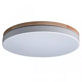 Потолочный светильник Wooden Wheels White диаметр 50