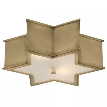 Потолочный светильник Звезда Sophia Flush Mount Brass