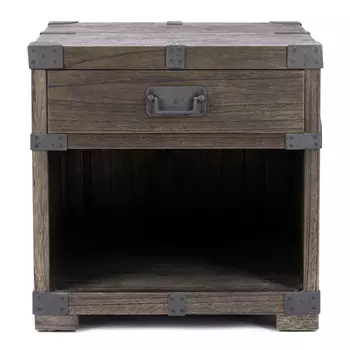 Прикроватная тумба Restoration Hardware Heirloom Silver