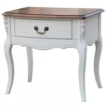 Прикроватная тумба в стиле прованс с ящиком Borde Montmartre Provence Bedside Table