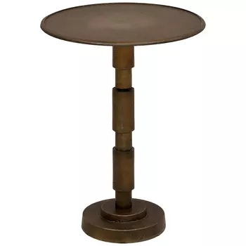 Приставной круглый металлический стол Thanh Side Table