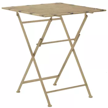 Приставной металлический складной стол Azra Metal Side Table